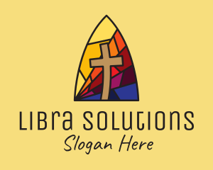 Colorful Church Mosaic  logo design