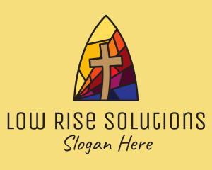 Colorful Church Mosaic  logo design