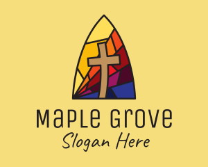 Colorful Church Mosaic  logo design