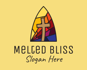 Colorful Church Mosaic  logo design