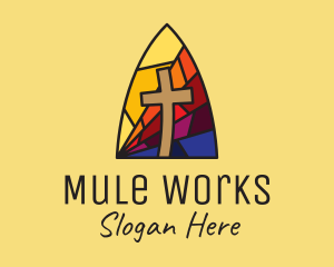 Colorful Church Mosaic  logo design