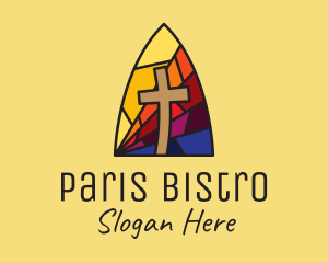 Colorful Church Mosaic  logo design