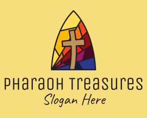 Colorful Church Mosaic  logo design