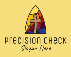 Colorful Church Mosaic  logo design