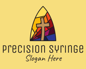 Colorful Church Mosaic  logo design