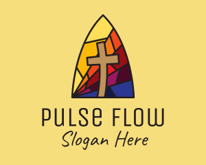 Colorful Church Mosaic  logo design