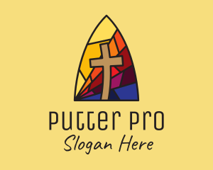 Colorful Church Mosaic  logo design