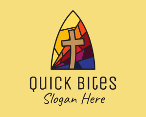 Colorful Church Mosaic  logo design