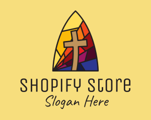 Colorful Church Mosaic  logo design