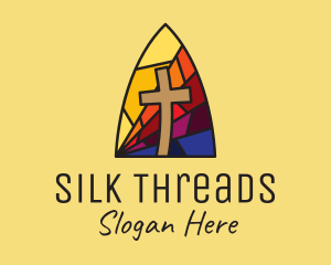 Colorful Church Mosaic  logo design