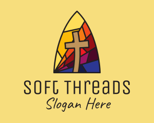 Colorful Church Mosaic  logo design