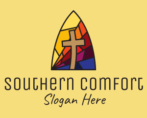 Colorful Church Mosaic  logo design