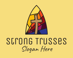 Colorful Church Mosaic  logo design