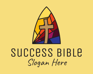 Bible - Colorful Church Mosaic logo design