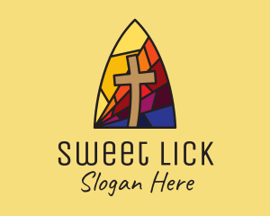 Colorful Church Mosaic  logo design