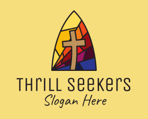 Colorful Church Mosaic  logo design