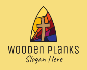 Colorful Church Mosaic  logo design