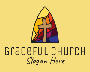 Church - Colorful Church Mosaic logo design