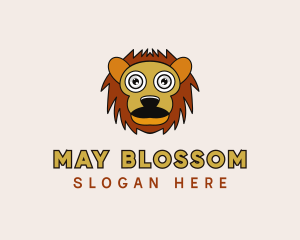 Cartoon Animal Lion logo design