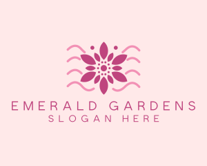 Flower Beauty Ornament  logo design