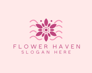 Flower Beauty Ornament  logo design