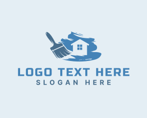 Home Decoration - House Painting Maintenance logo design