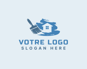 Home Decoration - House Painting Maintenance logo design