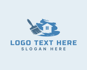 House - House Painting Maintenance logo design
