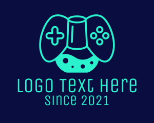 Gamer - Chemist Game Console logo design