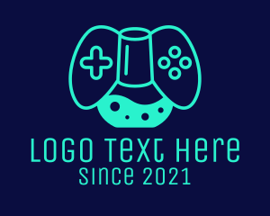 Controller Pad - Chemist Game Console logo design