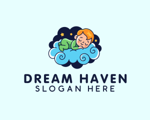 Sleeping - Baby Sleep Dream logo design