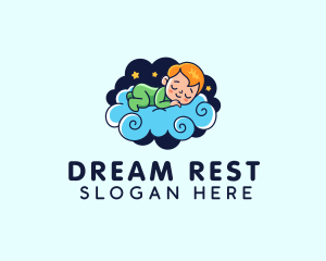 Baby Sleep Dream logo design