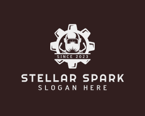 Welding Ironwork Gear logo design