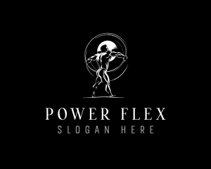 Strong Muscular Power logo design