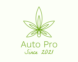Herbal Medicine - Cannabis Oil Extract logo design