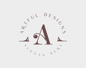 Expensive Elegant Beauty Salon logo design