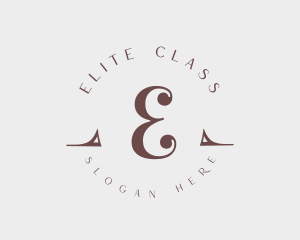 Expensive Elegant Beauty Salon logo design