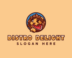 Lion Steakhouse Restaurant logo design