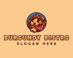 Lion Steakhouse Restaurant logo design