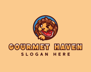 Lion Steakhouse Restaurant logo design