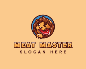 Lion Steakhouse Restaurant logo design