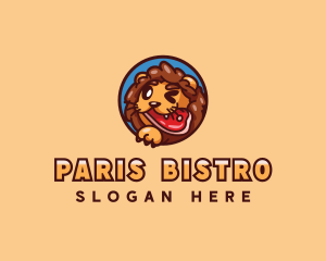 Lion Steakhouse Restaurant logo design