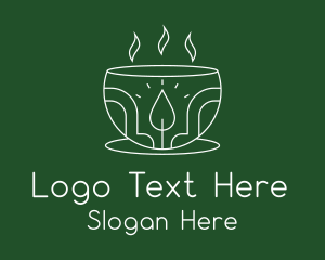 Scented Candle Bowl Logo
