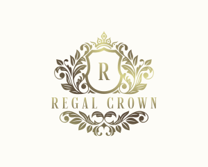 Regal Monarchy Crown logo design