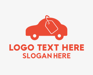 Auto Dealer - Car Tag Transportation logo design