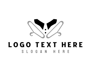 Shirt Collar Hanger logo design