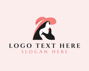 Fashion Hat Lady Logo