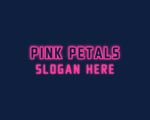 Pink - Pink Cyberpunk Wordmark logo design
