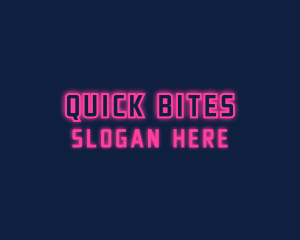 Pink Cyberpunk Wordmark logo design