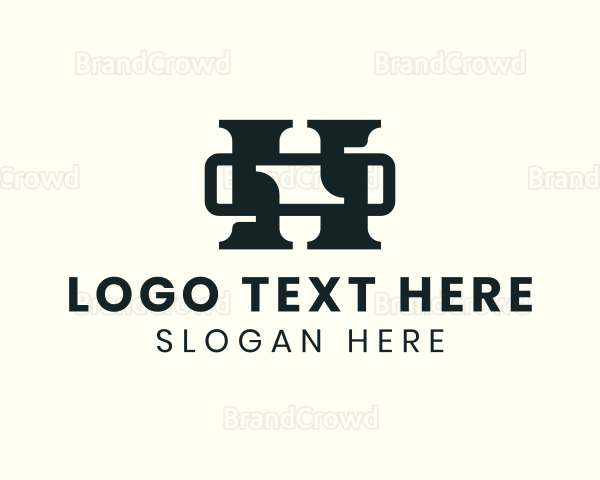 Pillar Decor Letter H Logo